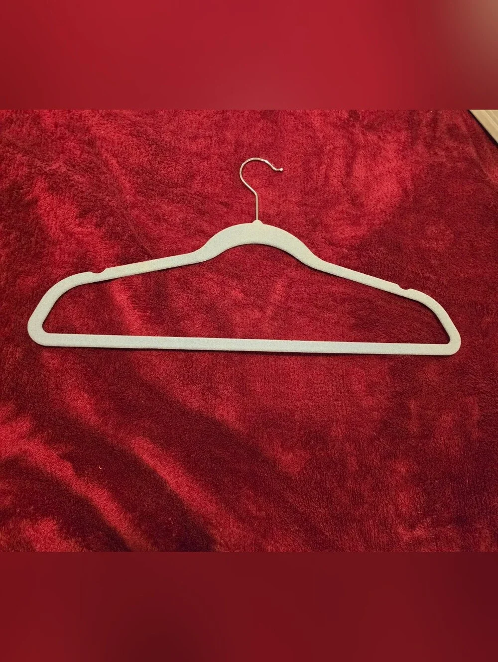 Velvet Non-Slip Coat Hangers - Mixed Colors (Set)